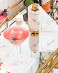 Gold Cocktail Napkin Stand