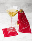 The Red Carpet Cocktail Napkin Roll