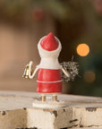 Santa With Wreath & Bell