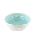 Pinch Aqua Stoneware Cereal Bowls, Set of 4
