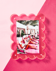 Neon Pink Acrylic Picture Frame