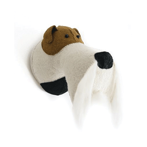 Mounted Fox Terrier Dog Head for your Wall