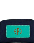 Anna Pouch // Navy and Seafoam