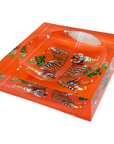 Tiger Seeing Double Orange Acrylic Candy Catchall Dish