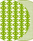 ROUND TWO SIDED PLACEMAT LAURA PARK PALM