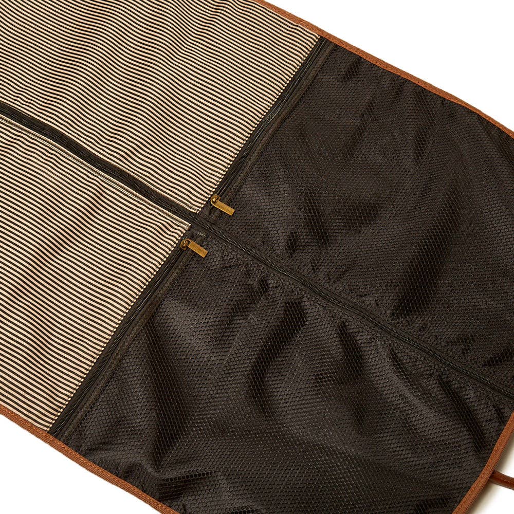 The Oxford Garment Bag: Chocolate Brown