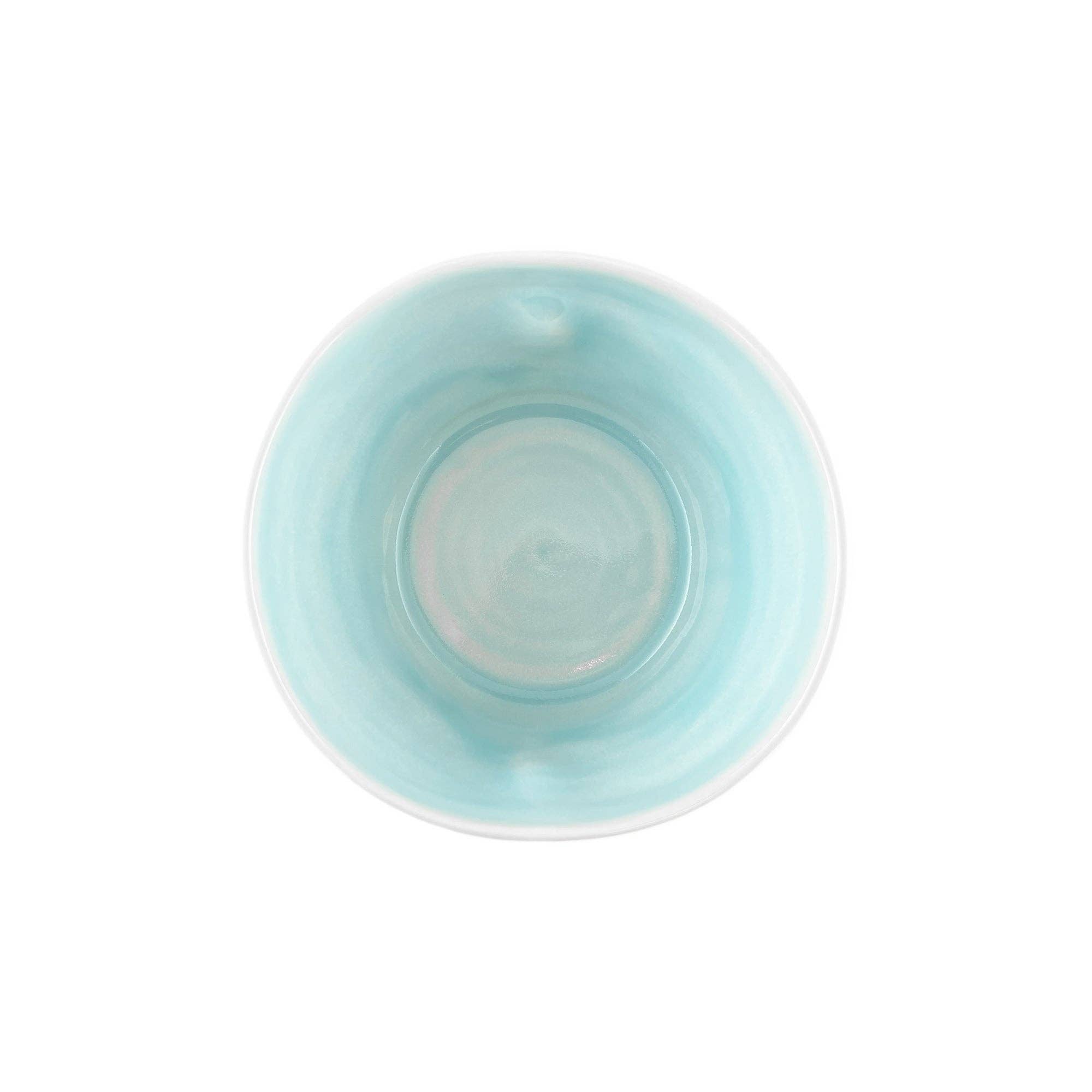 Pinch Aqua Stoneware Cereal Bowls, Set of 4