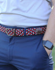 The Oxford Woven Stretch Belt