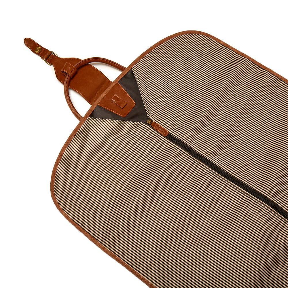 The Oxford Garment Bag: Chocolate Brown
