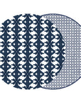 ROUND TWO SIDED PLACEMAT LAURA PARK PALM