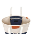 Finley Navy Canvas Tote