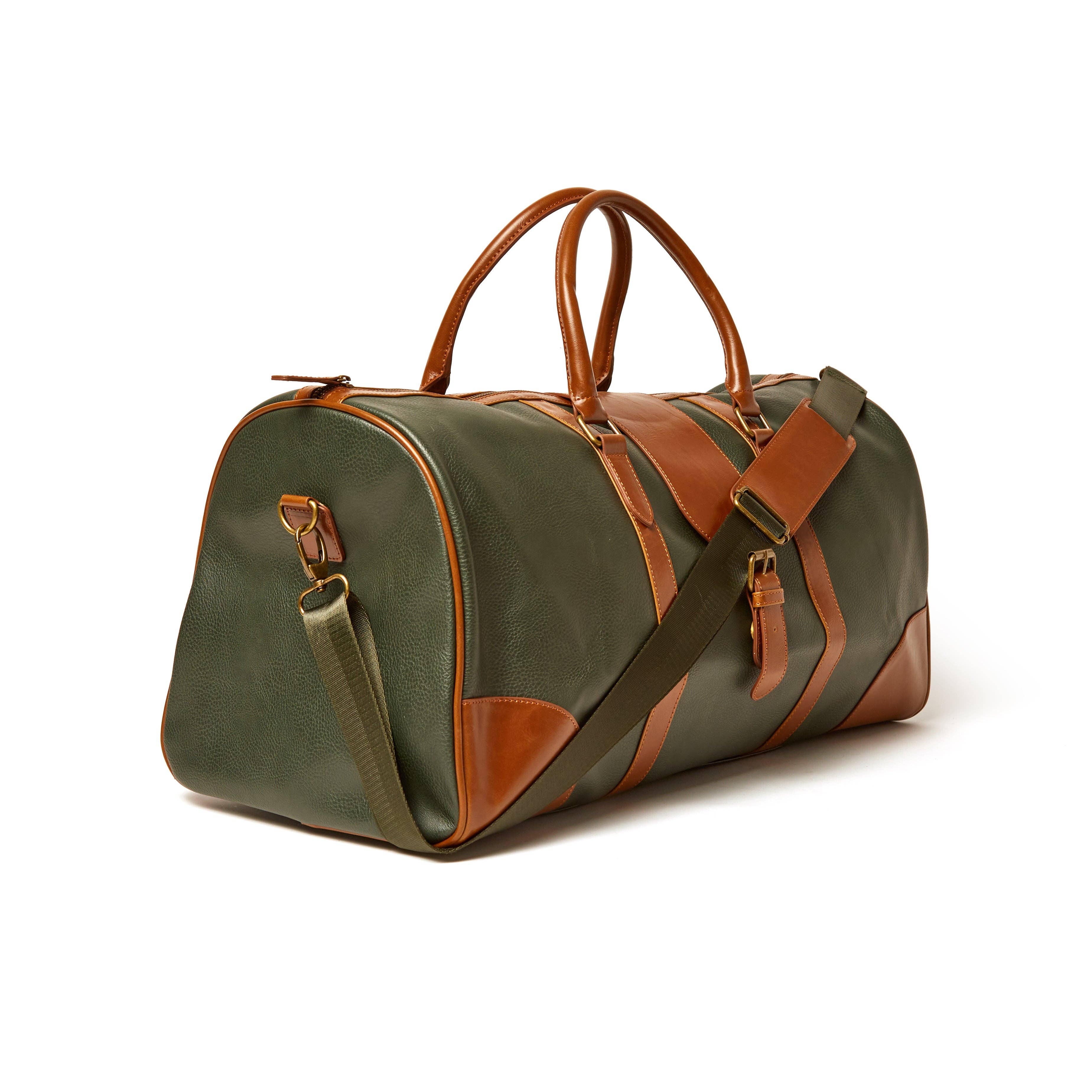 The Oxford Duffel Bag: Dark Green-3316
