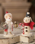 Santa With Wreath & Bell