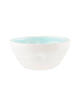 Pinch Aqua Stoneware Cereal Bowls, Set of 4