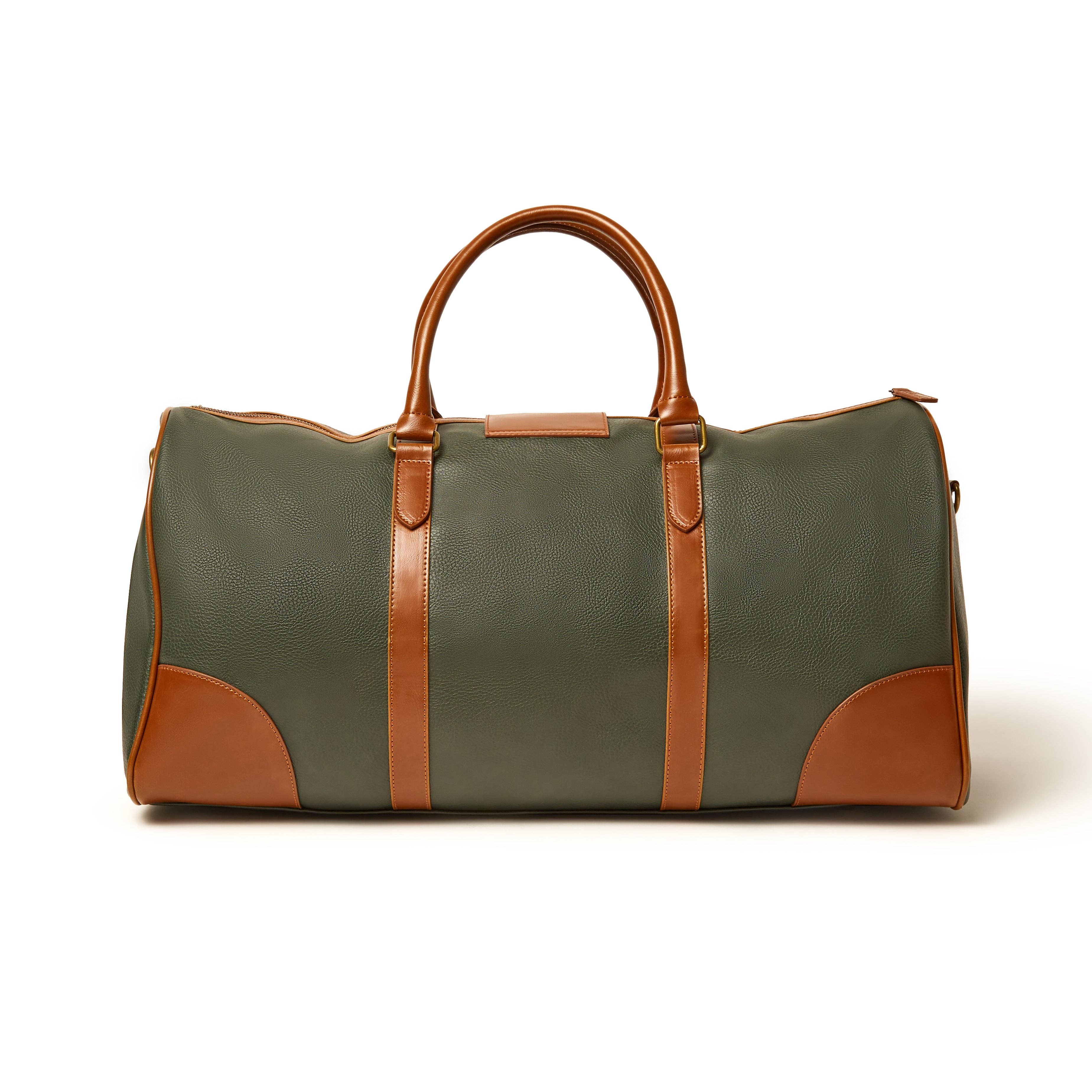The Oxford Duffel Bag: Dark Green-3316