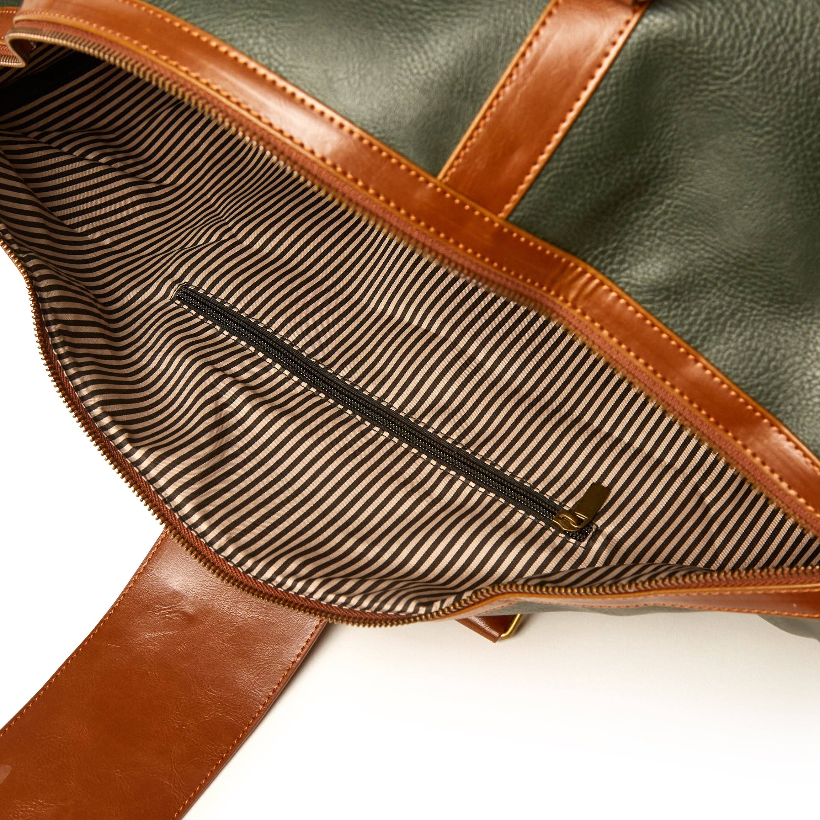 The Oxford Duffel Bag: Dark Green-3316