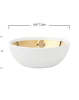 Dauville Extra Large Gold Bowl