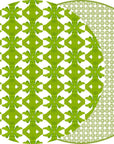ROUND TWO SIDED PLACEMAT LAURA PARK PALM