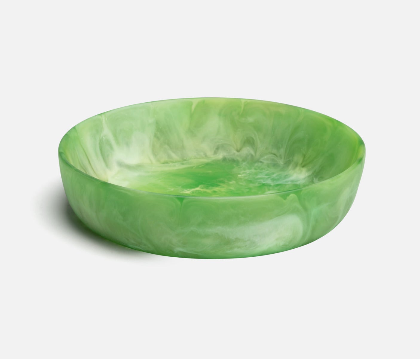 HUGO LARGE SERVING BOWL - Green Swirl