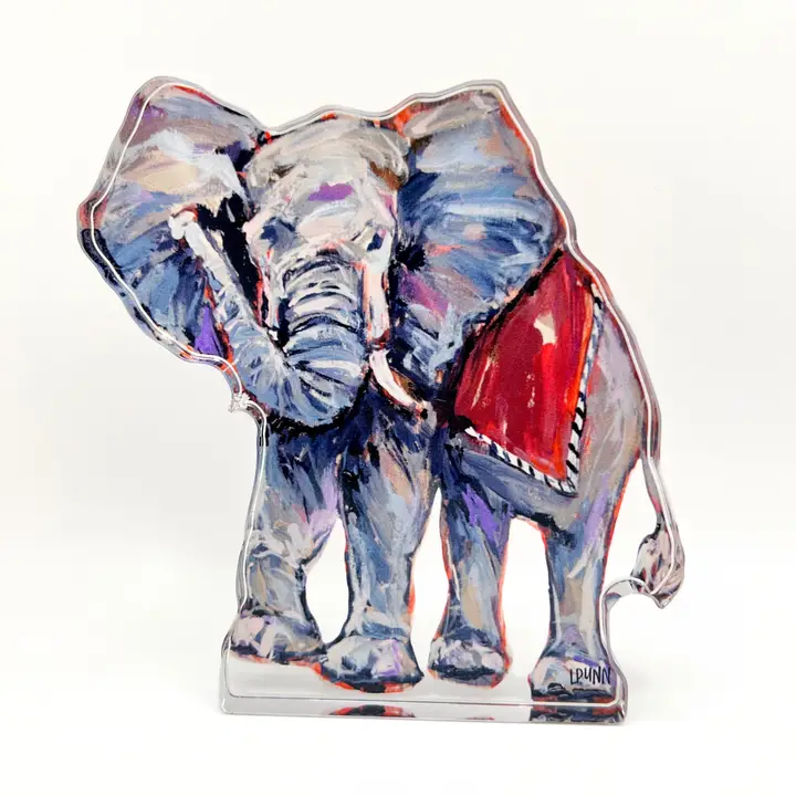 Acrylic Gameday Alabama Elephant