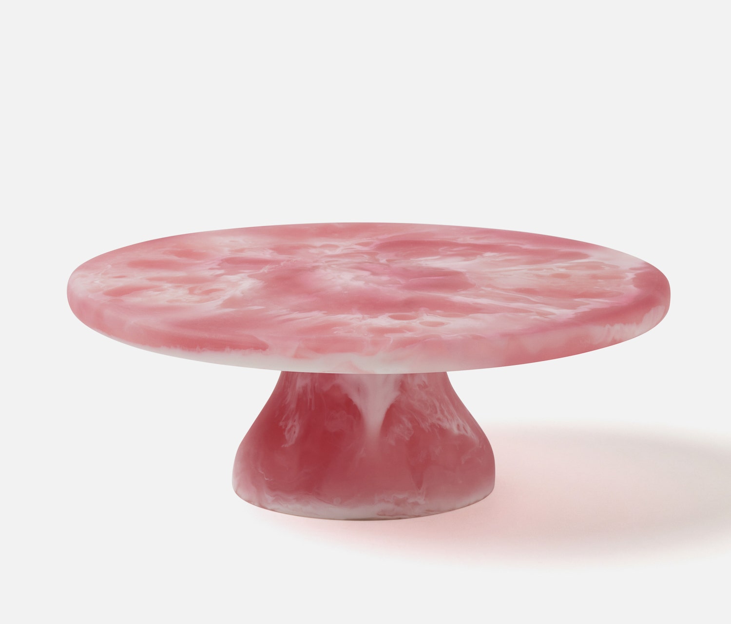 HUGO LARGE CAKE STAND - Pink Swirl