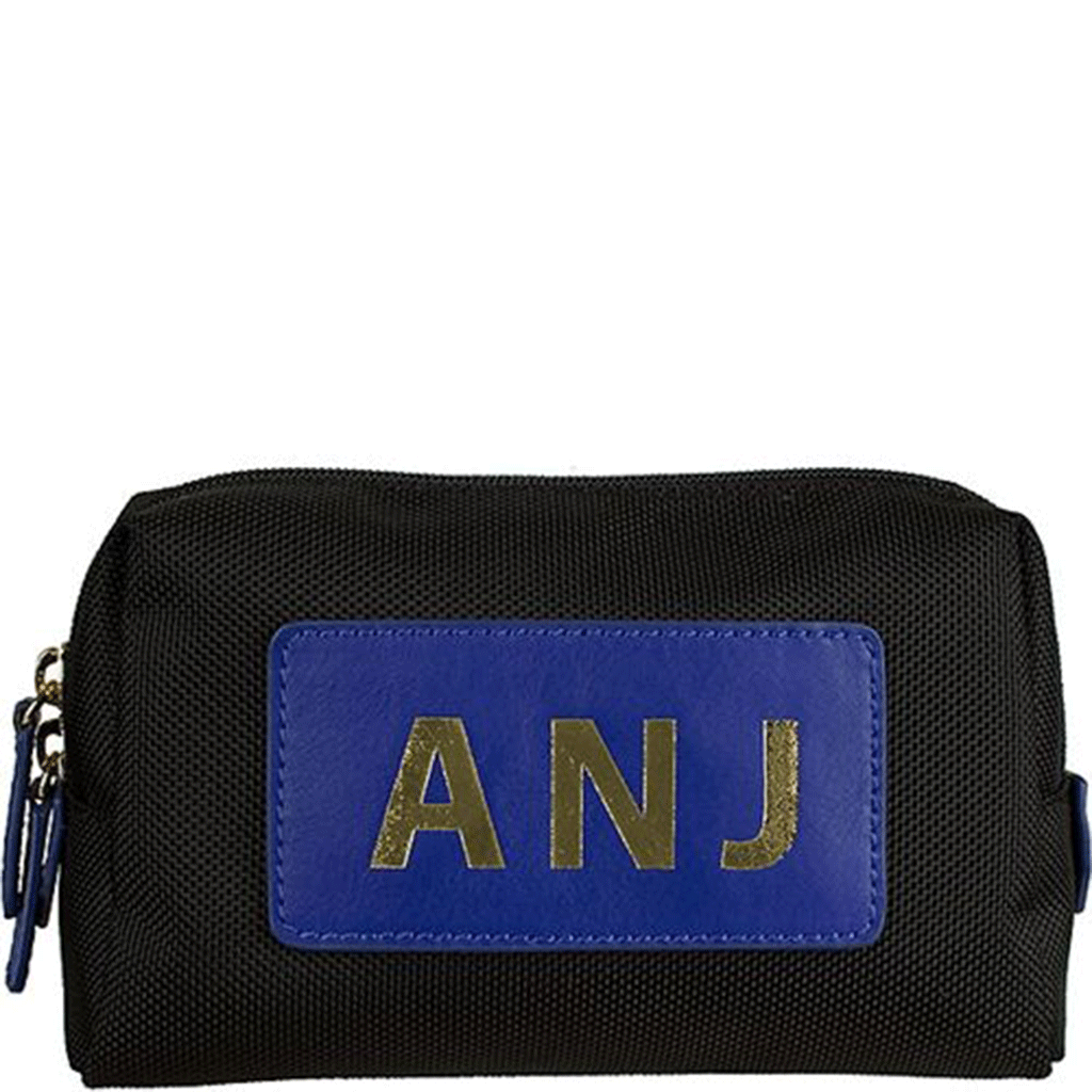 Anna Pouch // Black and Sapphire