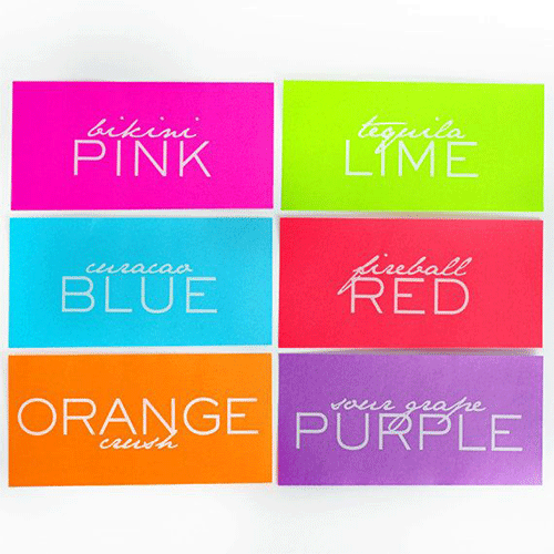 Personalized Neon Small Note Pad