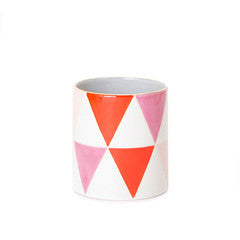 JR Jilly Pink Bermuda Triangle Vase