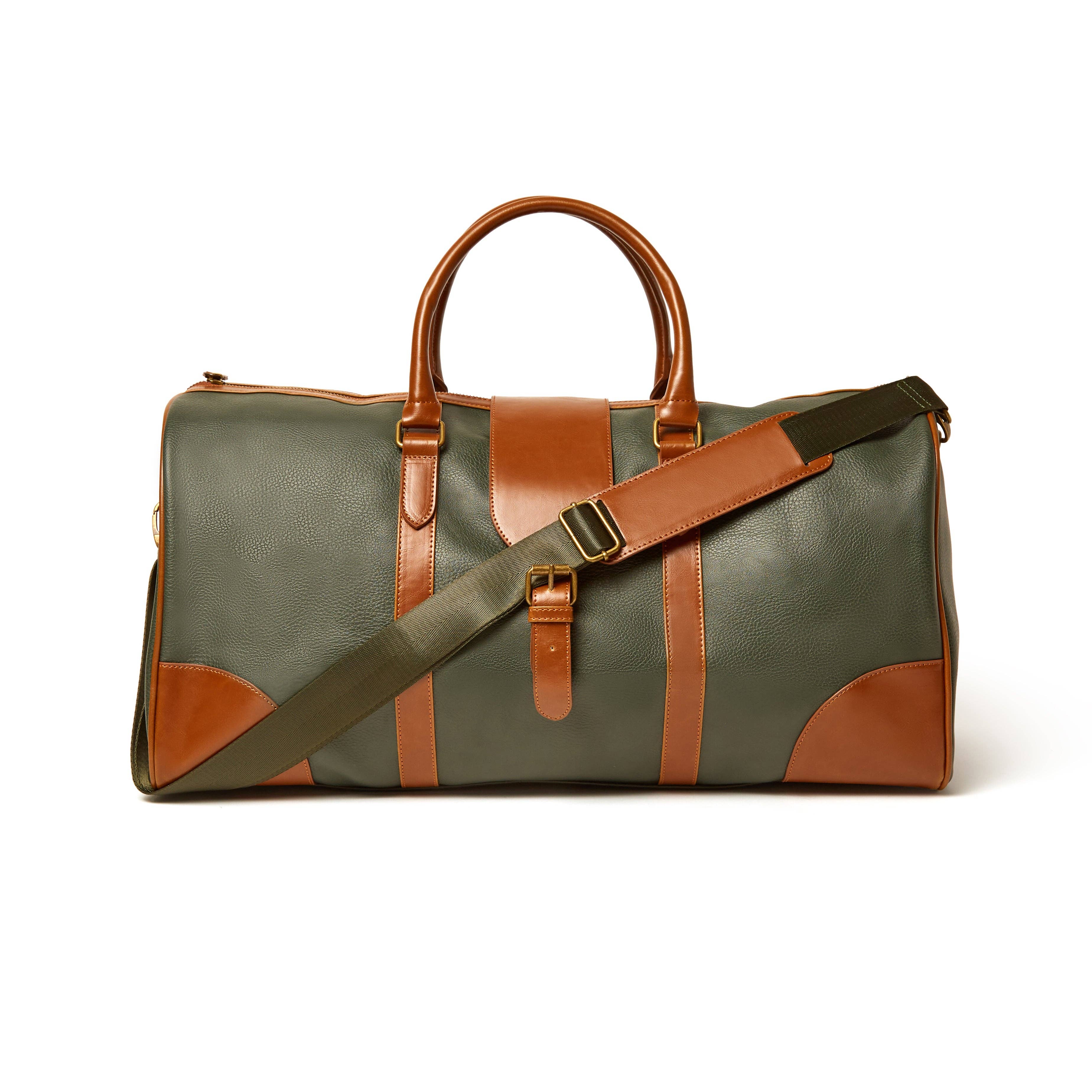 The Oxford Duffel Bag: Dark Green-3316